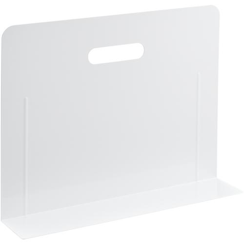 【SALE価格】LIHIT ブックエンド・スーパーワイドタイプ(マグネット付)白 ( A7353-0...