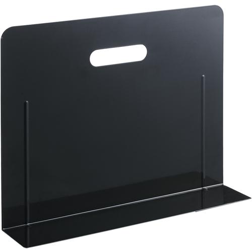 【SALE価格】LIHIT ブックエンド・スーパーワイドタイプ(マグネット付)黒 ( A7353-2...