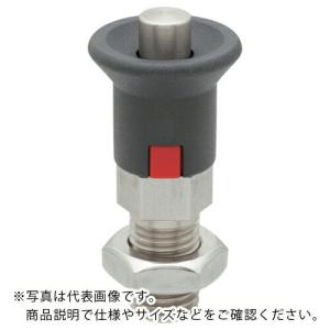 kipp インデックスプランジャー(ロックボタン付き) ステンレス仕様  ( BNDXN16AW-SUS ) (株)イマオコーポレーション (メーカー取寄)｜orangetool