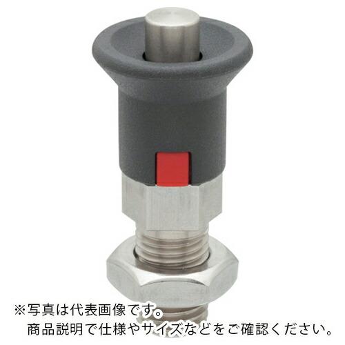 kipp インデックスプランジャー(ロックボタン付き) ステンレス仕様  ( BNDXN10AW-S...