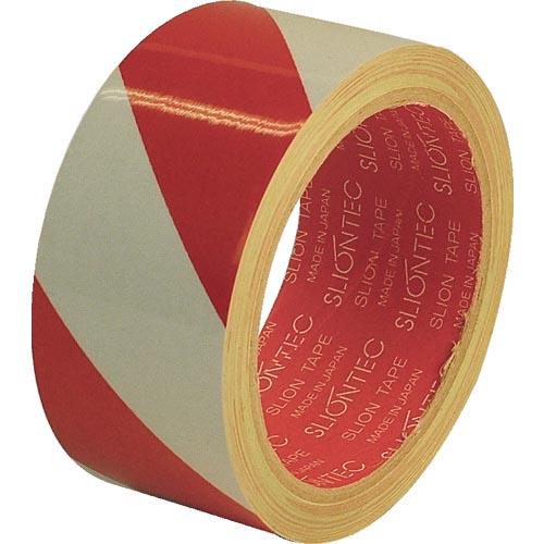SLIONTEC 危険表示用反射テープ 45mm×10m(赤/白) ( 965101-RW-00-4...