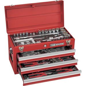TONE 整備用工具セット ツールセット(レッド) 間口508×奥行232×高さ302mm  ( TSXT95022 )｜orangetool