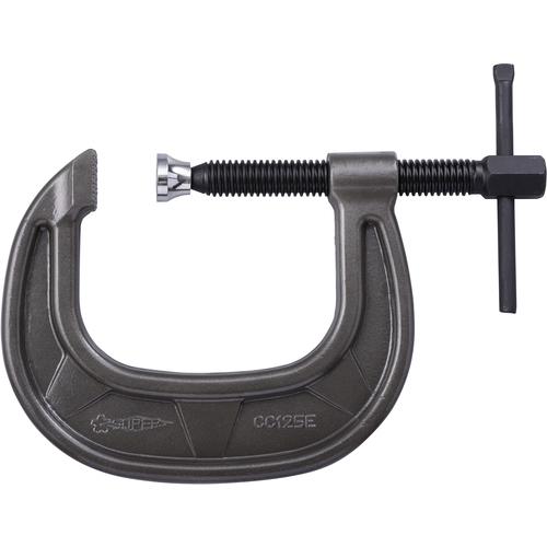 【SALE価格】スーパー シャコ万力(C型)強力ワイドタイプ 125mm メタリックグレー焼付塗装 ...