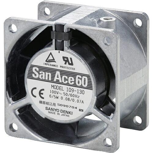 SanAce ACファン(60×38mm AC100V センサ無) ( 109-130 ) 山洋電気...