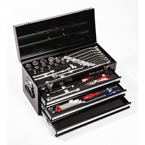 Pro-Auto 1/2&quot;DR.57PC.ツールキット ブラック  ( TE-457B ) スエカゲ...