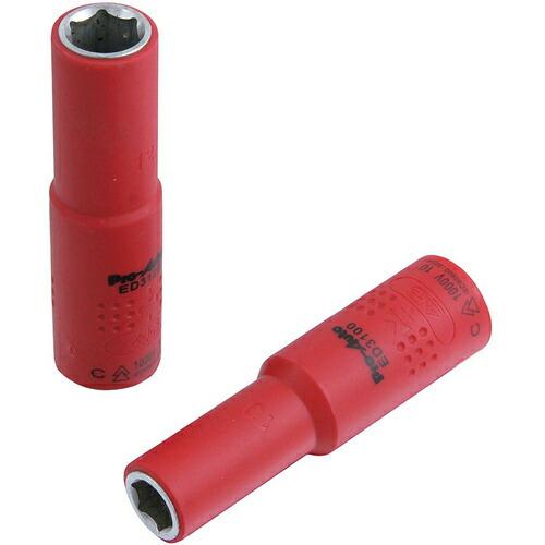 Pro-Auto 3/8&quot;DR.絶縁ディープソケット 9.5mm 12mm ( ED3120 ) ス...