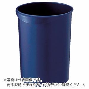 TRUSCO くず入れ 丸型 8.1L ダークブルー ( TGYC634 ) トラスコ中山(株)｜orangetool