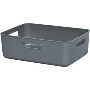 ヒマラヤ化学 1388 やわらかBOX/ワイド浅型 ダークグレー 364×259×120 ( 138853 ) (株)ヒマラヤ化学工業所｜ORANGE TOOL TOKIWA