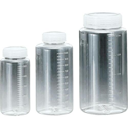 サンプラ クリアー広口ボトル 500ml ( 02015 ) (株)サンプラテック