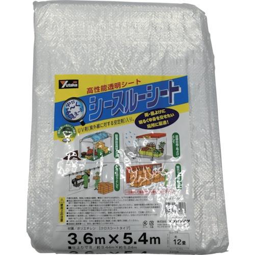 ユタカメイク シースルーシート 3.6m×5.4m ( B-305 ) (株)ユタカメイク