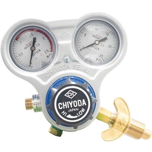 千代田 酸素用調整器スタウト(関西式)乾式安全器内蔵型 ( SRO-A-W ) (株)千代田精機