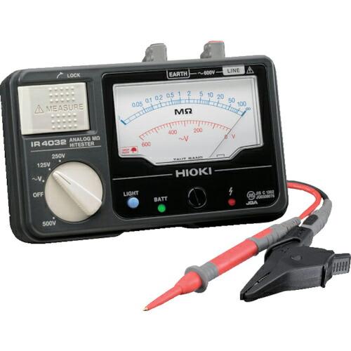 【SALE価格】HIOKI アナログ絶縁抵抗計(3レンジ)  ( IR4032-10 )