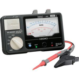 HIOKI アナログ絶縁抵抗計(3レンジ)  ( IR4033-10 )｜orangetool