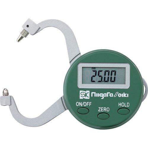 【SALE価格】SK デジタルキャリパゲージ 測定範囲0~25mm ( EDC-A125 ) 新潟精...