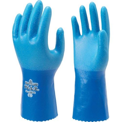 ショーワ ポリウレタン手袋 No281テムレス ブルー Lサイズ ( NO281-L )