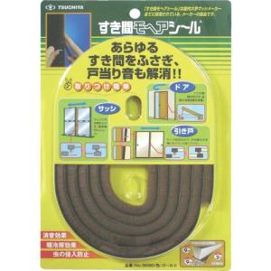 槌屋 すき間モヘヤシール ゴールド 9mm×9mm×2m (NO9090-BR GO-B)｜orangetool