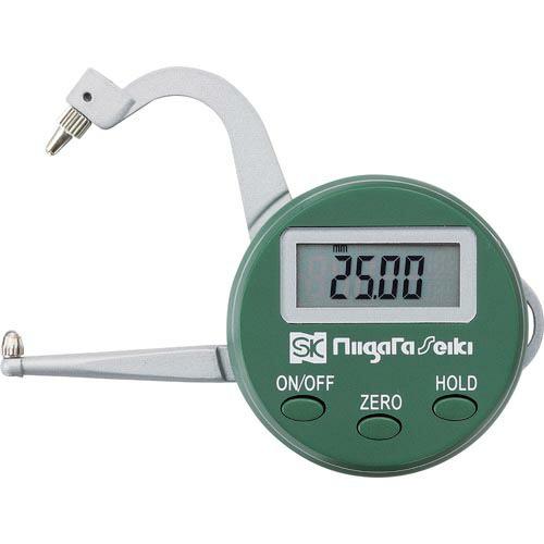 SK デジタルキャリパゲージ 測定範囲0~25mm ( EDC-A225 ) 新潟精機(株)