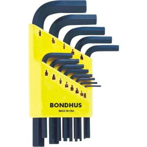 BONDHUS 六角L-レンチ ショート インチ セット13本組(0.050-3/8) ( HLX13S )｜orangetool