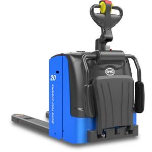 BYD リチウム電池式 電動ハンドパレットトラック 乗車式 200V 普通充電 ( P20PS ) BYD FORKLIFT JAPA｜orangetool