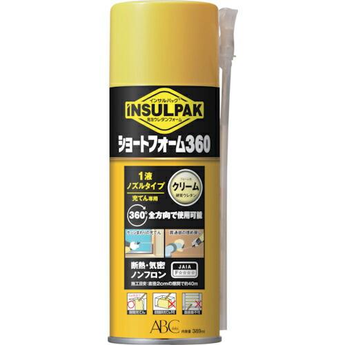 ABC 簡易型発泡ウレタンフォーム 1液ノズルタイプ インサルパック ショートフォーム360 フォー...