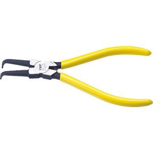 TOP スナップリングプライヤ穴用曲爪 175mm 使用範囲19~65mm ( HB-175 )｜orangetool