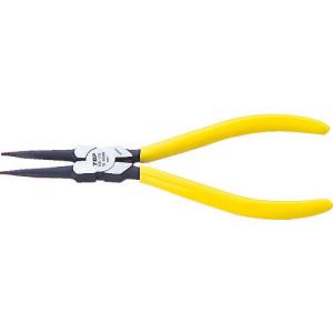 TOP スナップリングプライヤ穴用直爪 175mm 使用範囲19~65mm ( HS-175 )｜orangetool