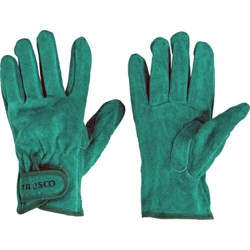TRUSCO オイル加工革手袋 マジック式 Lサイズ ( TYK-717PW-L ) トラスコ中山(...