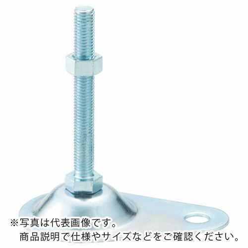 TRUSCO アジャスターボルト M20×130 スチール 足止めプレート付き ( TE2-20X1...