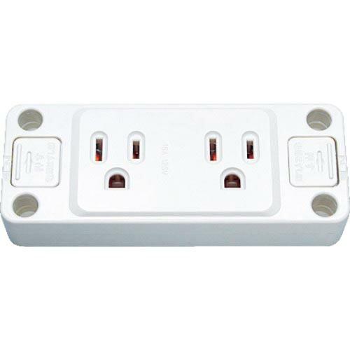 【SALE価格】明工 接地ダブルコンセント ( ME8641 )