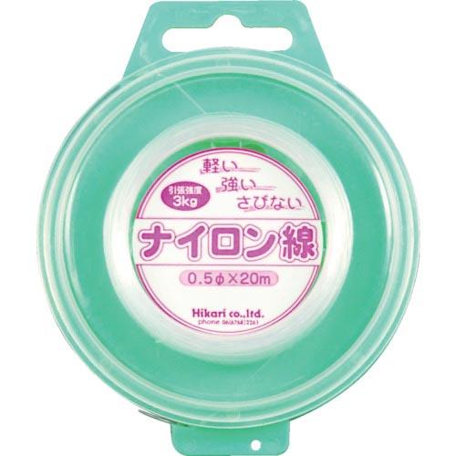 光 ナイロン線 透明 0.5φ×20M ( NV05-1 ) (株)光