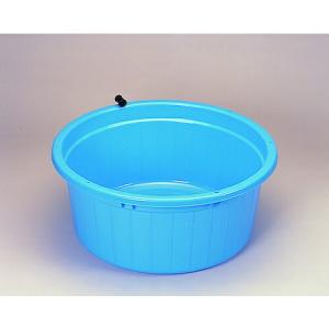 SANKO pla 7 キングタライ 丸型 105L B ブルー 水栓なし   ( 50131 )｜orangetool
