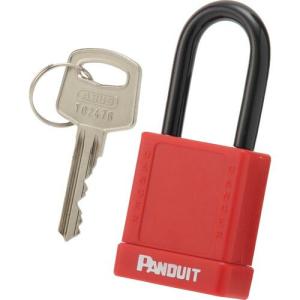 PANDUIT ロックアウト用非電導性パドロック 赤 ( PSL-8 )｜orangetool