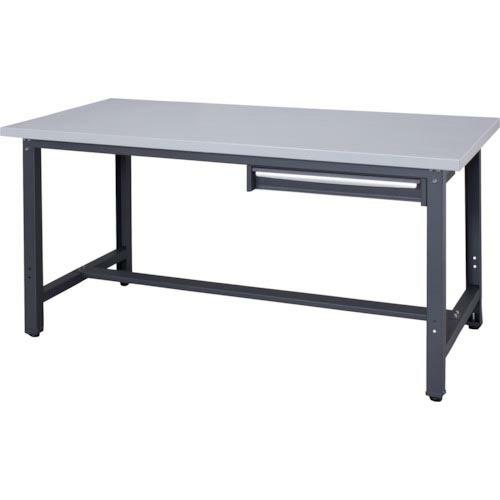 DAISHIN スチール天板作業台 天板ライトグレー色 1段引出付き ( WZS-15751 ) ダ...
