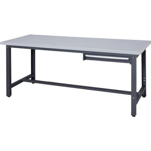 DAISHIN スチール天板作業台 天板ライトグレー色 1段引出付き ( WZS-18751 ) ダ...