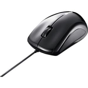 BAFFALO 有線レーザー式マウス 静音/3ボタン ブラック ( BSMLU100BK ) (株)バッファロー｜orangetool