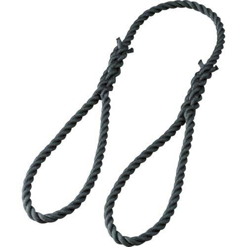 TRUSCO 台付ポリプロピレンロープ 線径12mmX長さ1m ( TPP-121 )
