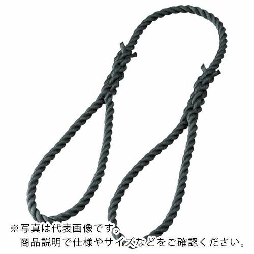 TRUSCO 台付ポリプロピレンロープ 線径12mmX長さ3m ( TPP-123 )