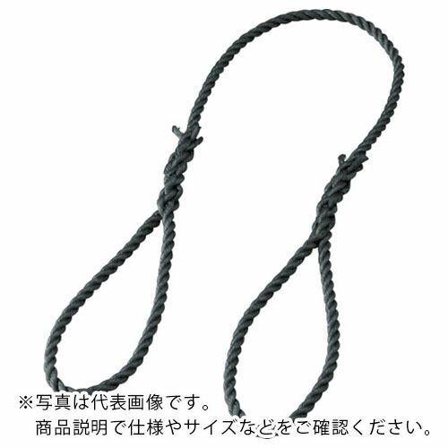 TRUSCO 台付ポリプロピレンロープ 線径9mmX長さ3m ( TPP-93 )