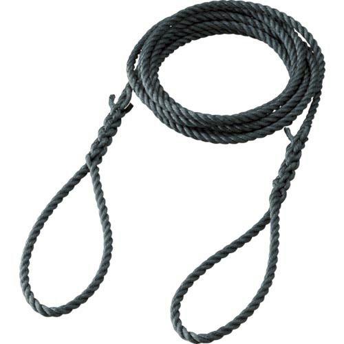 TRUSCO 台付ポリプロピレンロープ 線径9mmX長さ5m ( TPP-95 )