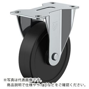 ユーエイ プレート式 固定 キャスター 導電ゴム 車輪径50mm  Eタイプ ER型 取付寸法56×28 ( ER-50RE )｜orangetool