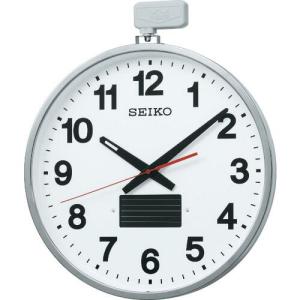 SEIKO ソーラー屋外用大型電波掛時計 527×450×78 金属枠 ( SF211S ) セイコータイムクリエーション(株)｜orangetool