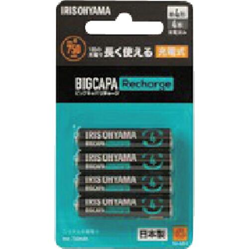 【SALE価格】IRIS 578035 ビックキャパ リチャージ 単4形ニッケル水素電池 4本パック...