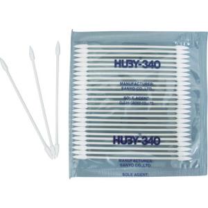 【SALE価格】HUBY 3インチ 工業用綿棒(先端コーン型/シャープポイントスリム) (5000本入) ( BB-003MB ) (株)クリーンクロス｜orangetool