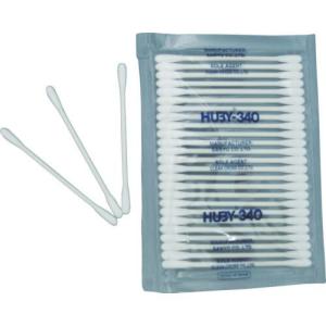 【SALE価格】HUBY 3インチ 工業用綿棒(先端砲弾型) (2500本入) ( CA-002MB ) (株)クリーンクロス｜orangetool