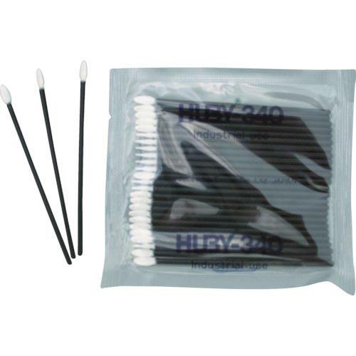 【SALE価格】HUBY 3インチ 工業用綿棒(先端平型/導電プラ軸使用) (5000本入) ( F...