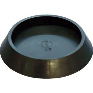 光 平置きゴム 黒丸 内径65mm ( BE-0-652 ) (株)光｜orangetool