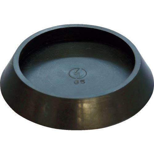 光 平置きゴム 黒丸 内径65mm ( BE-0-652 ) (株)光