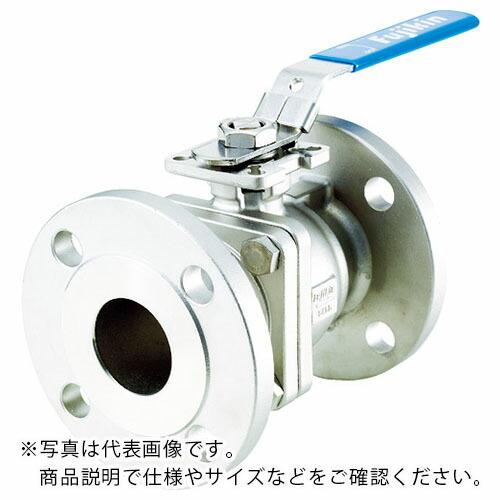 Fujikin ステンレス鋼製1MPaフランジ式2ピースボール弁65A(2 1/2) ( UBV-2...