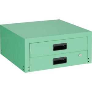 TRUSCO ツールワゴン ラビットワゴン用引出2段 500X500 ヤンググリーン ( RBW-55X YG )｜orangetool