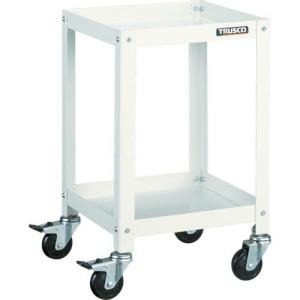 TRUSCO ツールワゴン ラビットワゴン 360X360 ゴム車輪 ホワイト ( RBW-632 W ) トラスコ中山(株)｜orangetool
